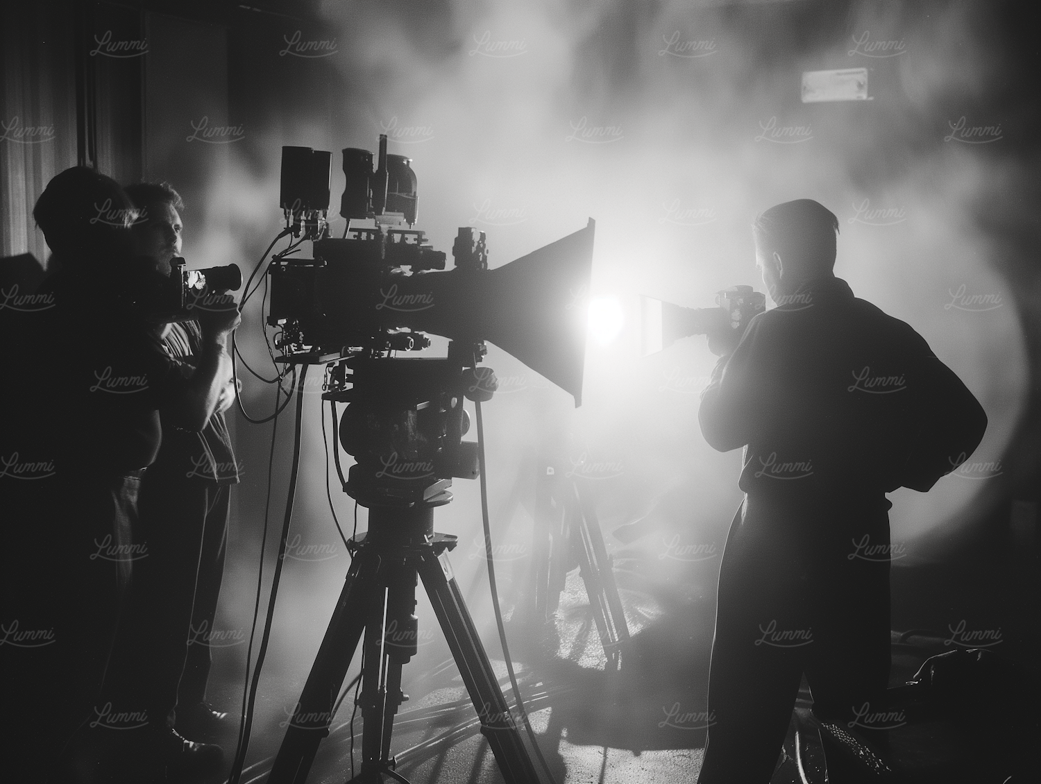 A cinematographer expertly operating a film camera on set, highlighting the craft behind 'Sinners' unique Southern-Gothic visual style.