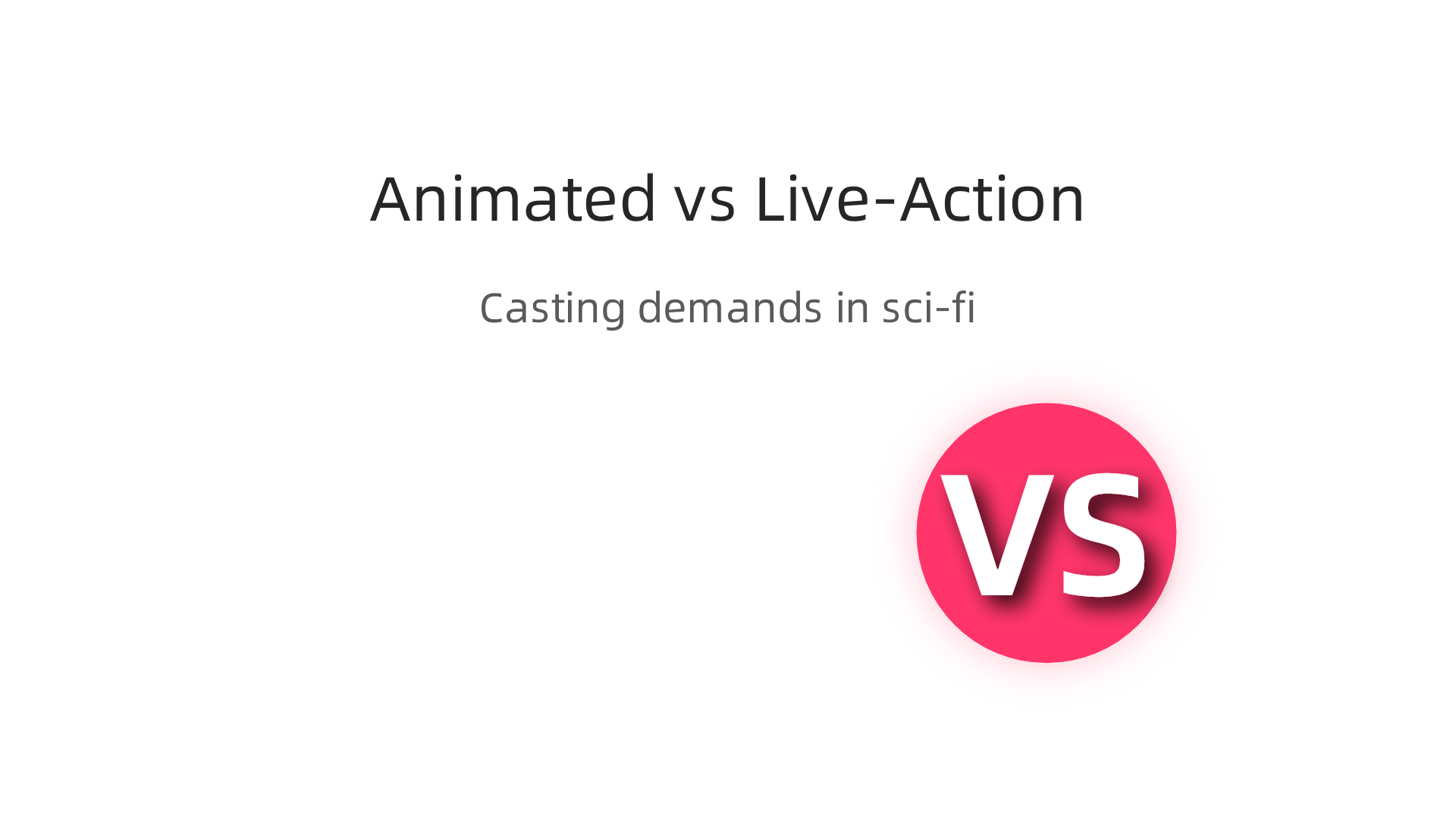 An infographic illustrating the distinct demands of voice acting for animated sci-fi films compared to live-action performances, using examples like 'Planes' and 'Blade Runner 2049'.