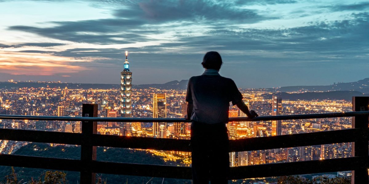 A person observing their surroundings, reflecting the film's theme of hidden truths and societal critique.