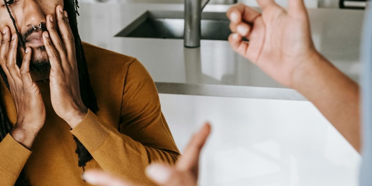 Someone confidently articulating a point or presentation to an audience.