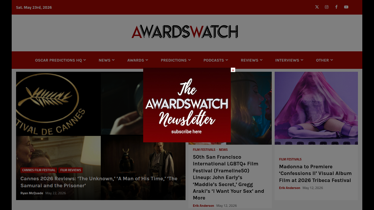 Stay updated with news and retrospectives on film awards.