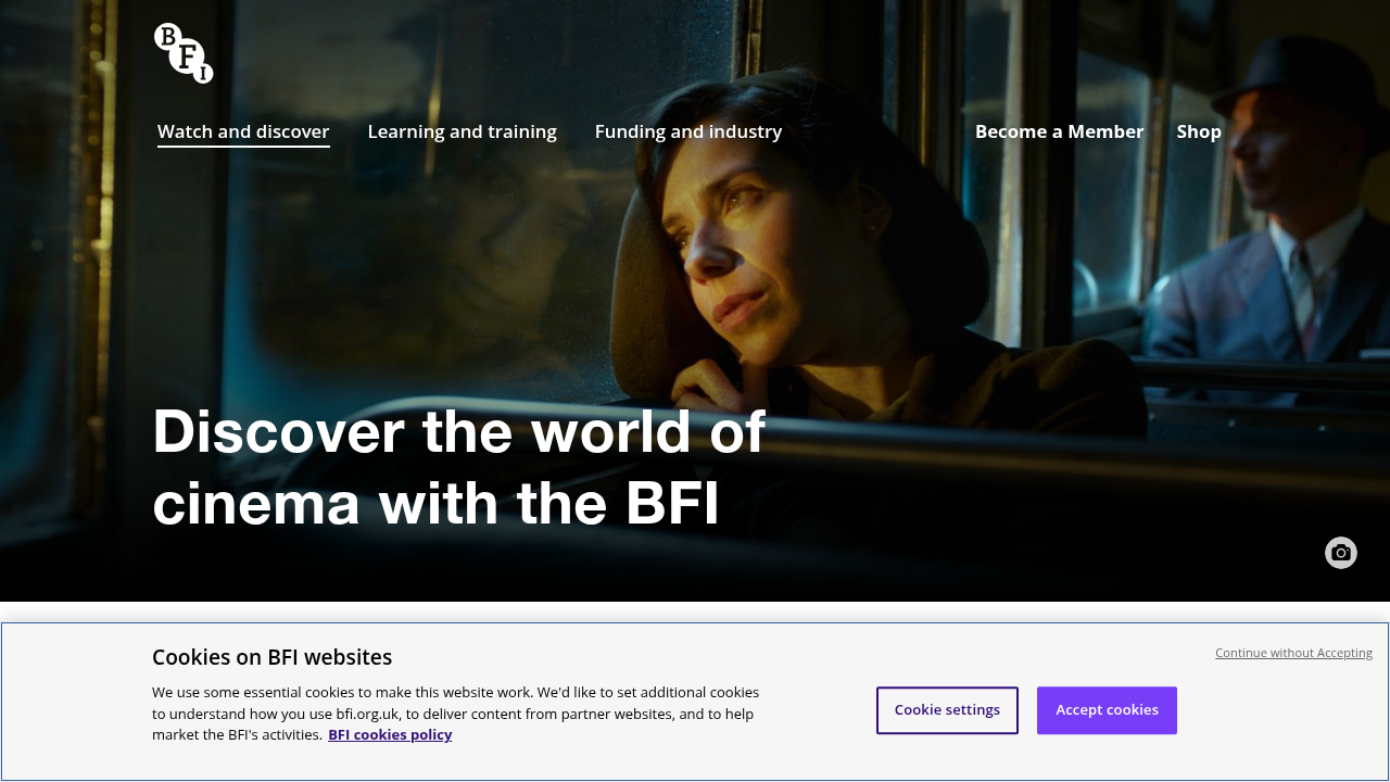 Explore British cinema history and film culture at BFI.