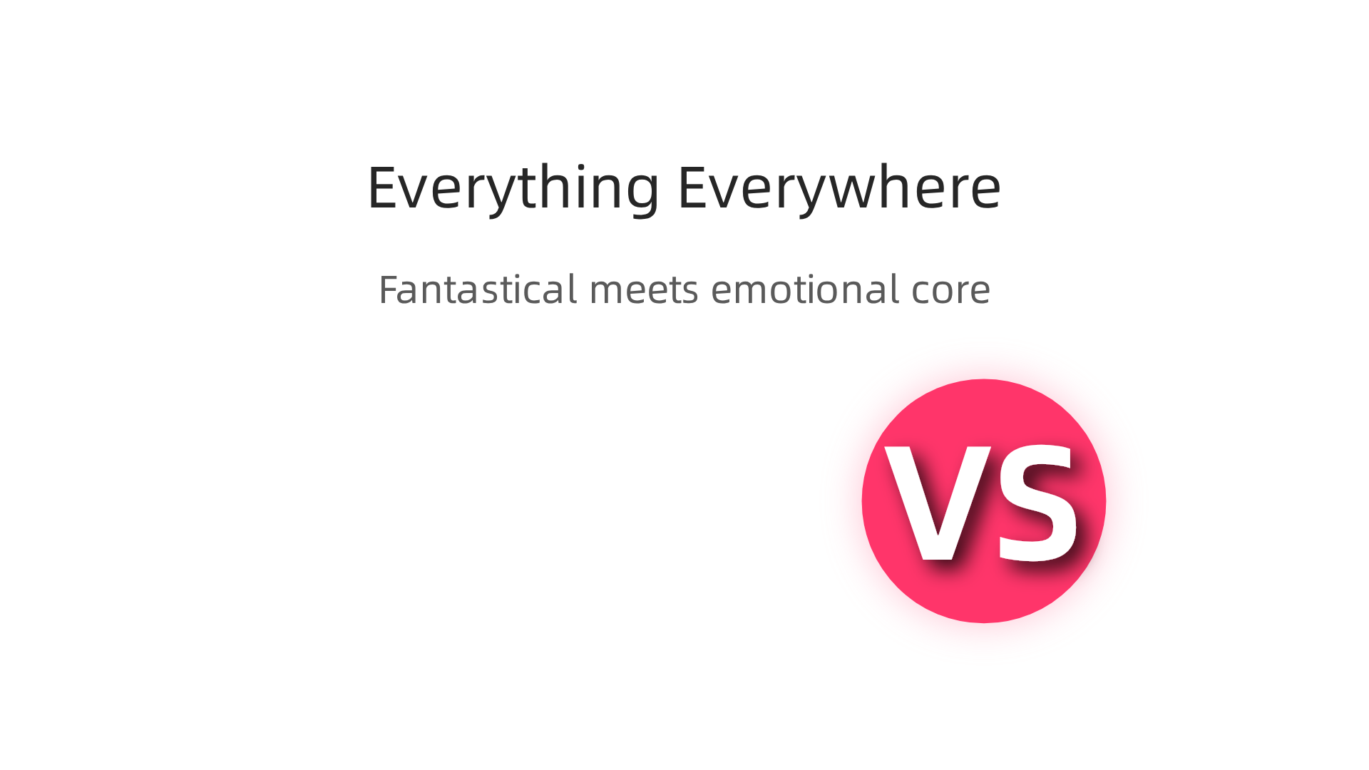 An infographic summarizing the fantastical and emotional elements of 'Everything Everywhere All at Once'.